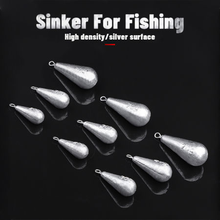 FGA 5G-40G Lead Sinker with Copper Ring for Fishing