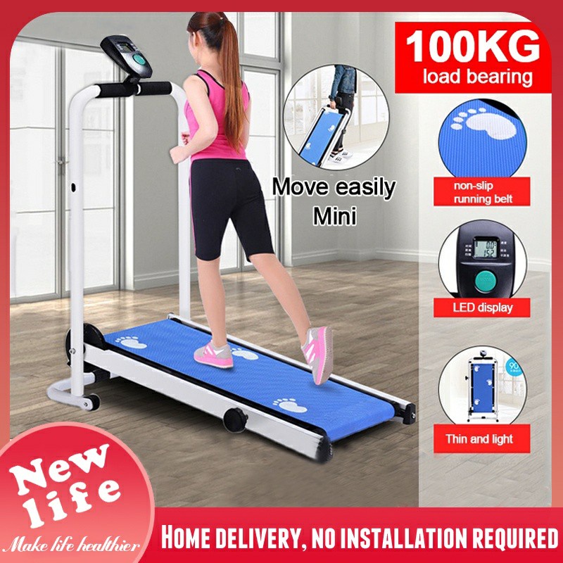 NEW LIFE Foldable Treadmill with Bluetooth, Heart Rate Monitor