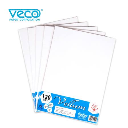 Veco Elit Vellum Board 120gsm White A4 8.25x11.75in