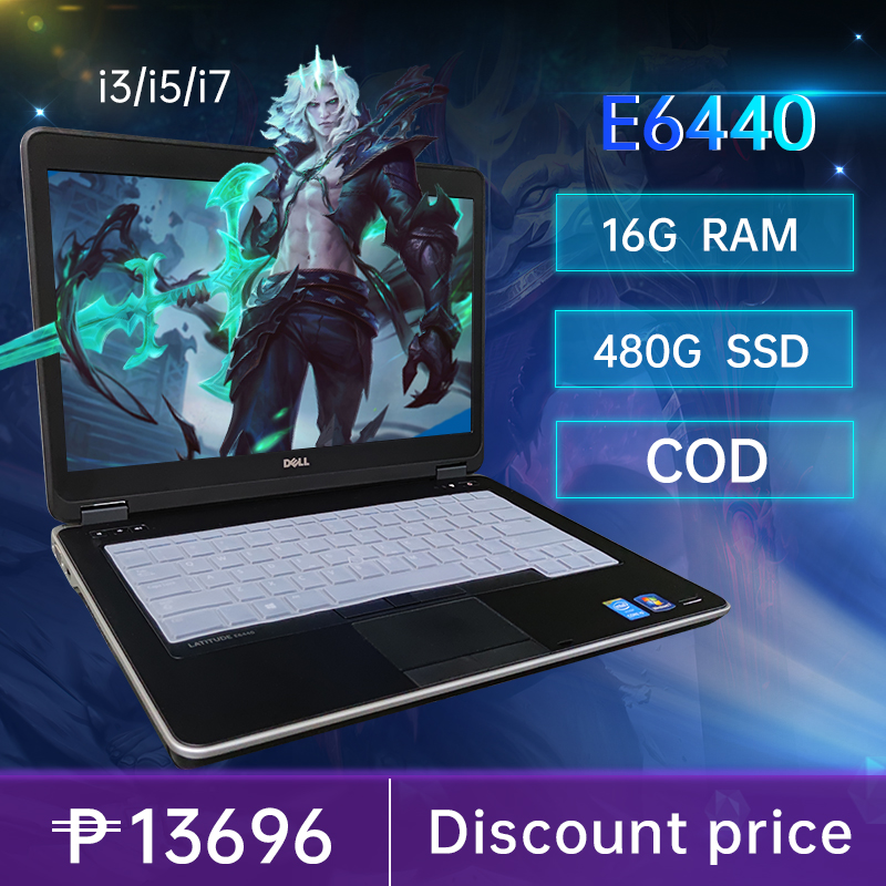 Lazada Philippines - Dell E6440intel Core i3/i5/i7 480G SSD 14.1 HD screen Student office Gaming laptop