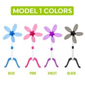 Affordable Wind Stand Fan: Strong and Portable, 5 Blades
