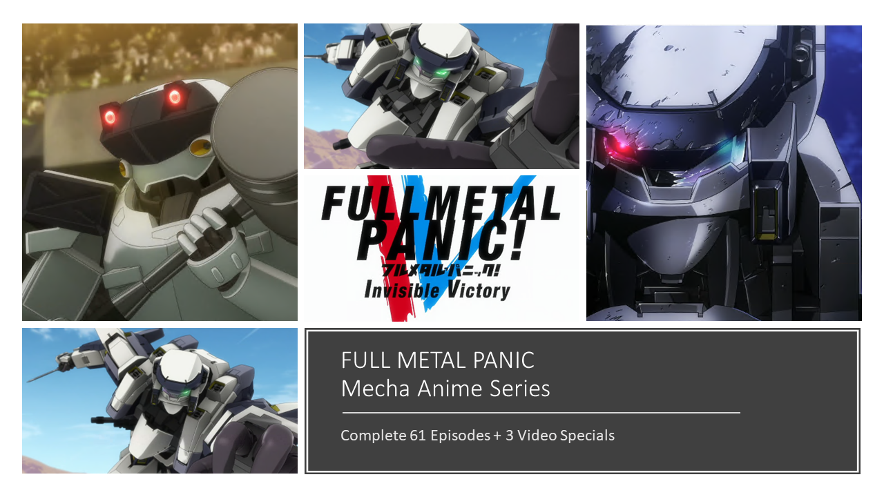 FULL METAL PANIC Robot Anime Complete 61 Episodes Specials Video