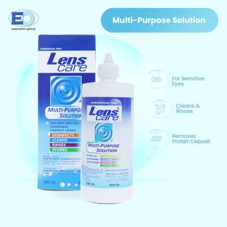 EO Lenscare Multi-Purpose Contact Lens Solution 360ml