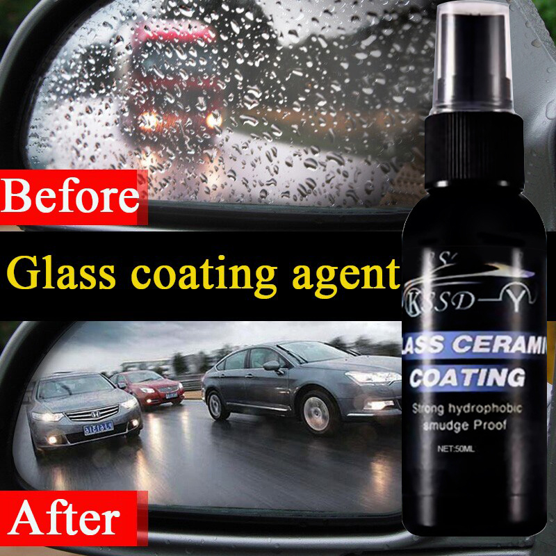 50ml Car Windshield Glass Coating Agent Hydrophobic Water Rain Repellent  Spray