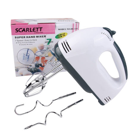 Scarlett 7 Speed Hand Mixer - Ultra Power Kitchen Mixer