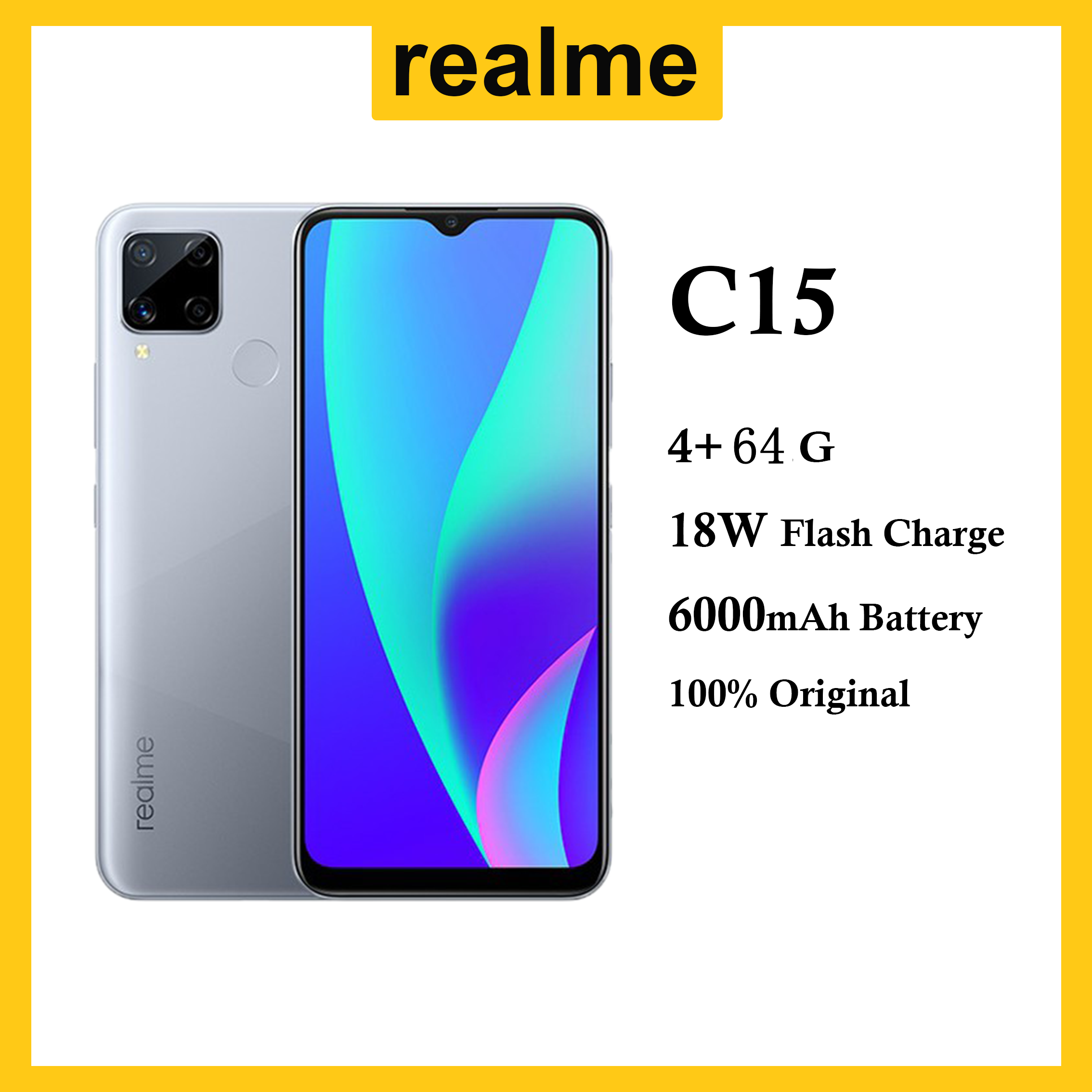 realme c15 4 64gb