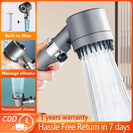 MANUYAMA High Pressure Handheld Shower Head with Filter