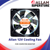 Allan Superstore 12V Desktop CPU Cooling Fan