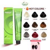 Bremod Milk Tea Ash Hair Color Cream with OXIDANT