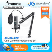 Maono AU-PM422 USB Condenser Microphone with Stand and Filter