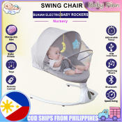 Smart Baby Rocking Chair with Bluetooth Music and Anti-mosquito