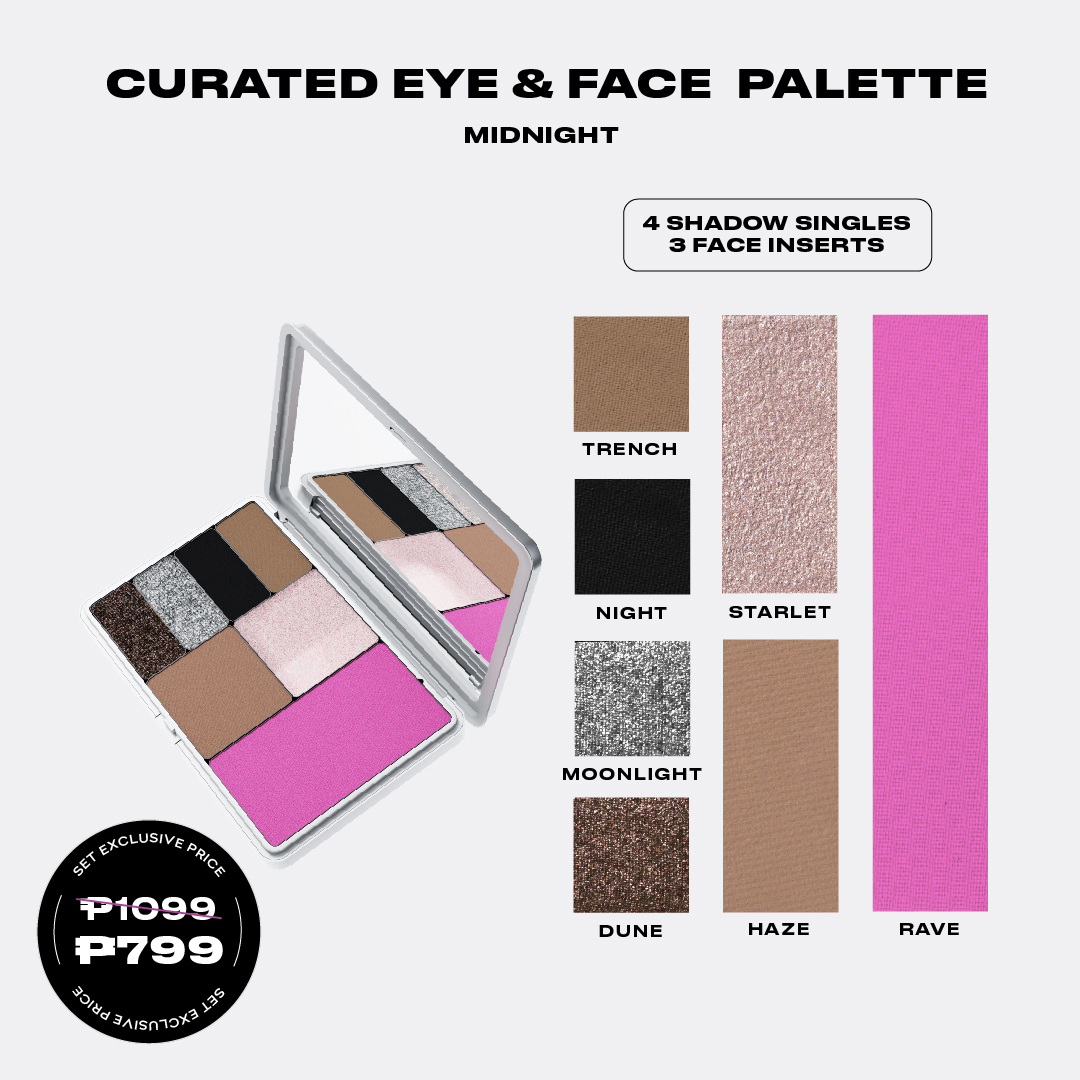 Discount on Issy & Co.  shoes - SKU: Issy Curated Eye & Face Palette In Midnight
