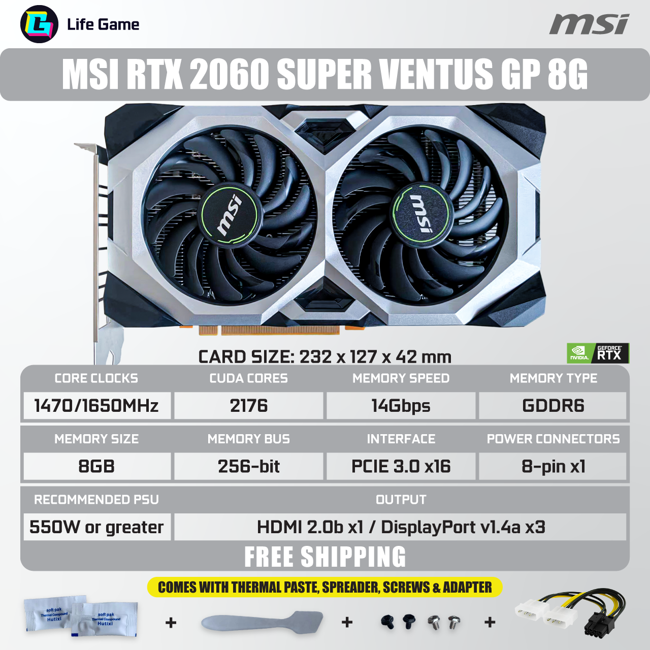 Msi rtx 2060 discount gaming z precio