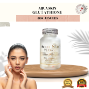 Aqua Skin Gluta Caps - Skin Whitening Supplement, 60ct