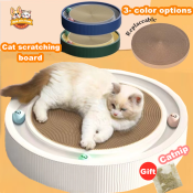 Replaceable Round Cat Scratching Board by 