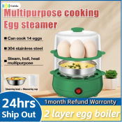 Enida Electric Egg Steamer - Perfect for Home, Office, School