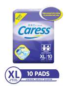 Caress Basic Adult Diaper XLarge - 1 Pack of 10 Pads