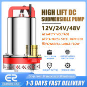 EURORECAR DC Solar Submersible Pump for Agricultural Irrigation