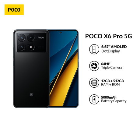 Poco X6 Pro 5G with Dimensity 8300-Ultra Processor: 8