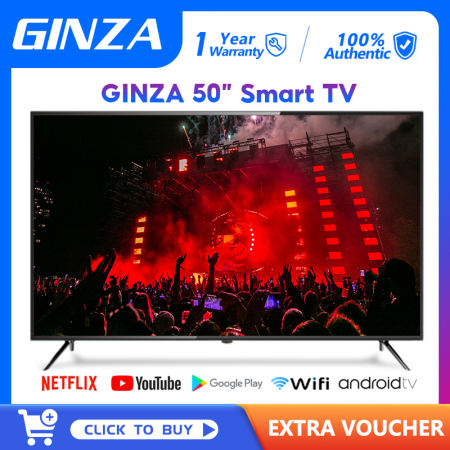 GINZA Smart TV Sale: 50" - 60" Flat Screen Options