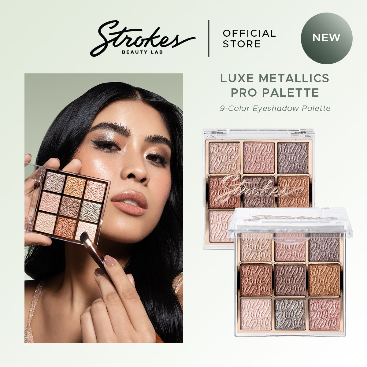 Discount on Strokes Beauty Lab  shoes - SKU: Strokes Luxe Metallics Pro Palette [9-color Eyeshadow Palette]