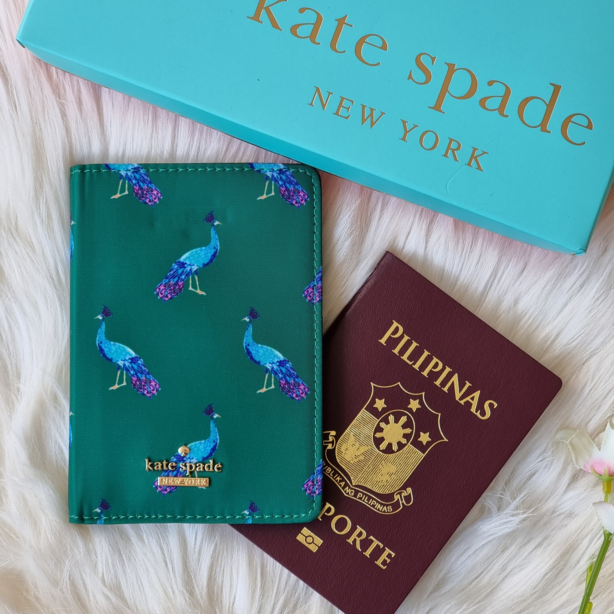 Kate Spade Peacock deals Passport cover