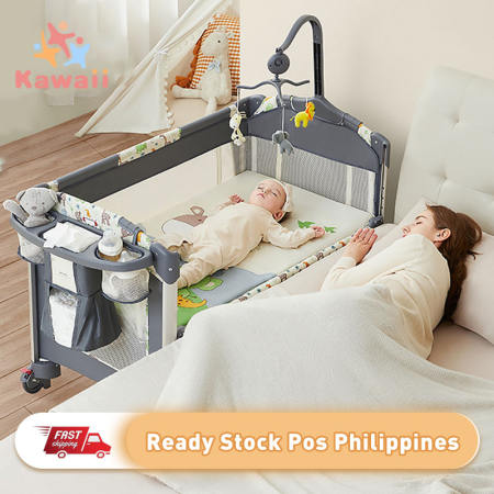 Foldable Baby Crib and Playpen by 