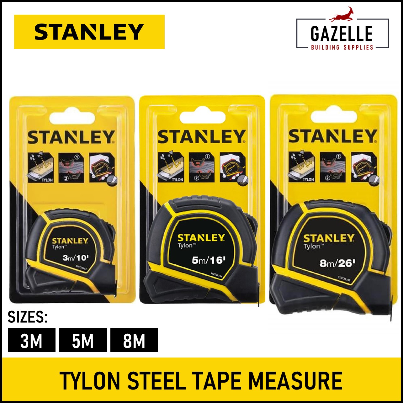 Buy 50m Stanley Measuring Tape online