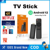 Android TV Stick 4K Quad Core Box, Google Assistant