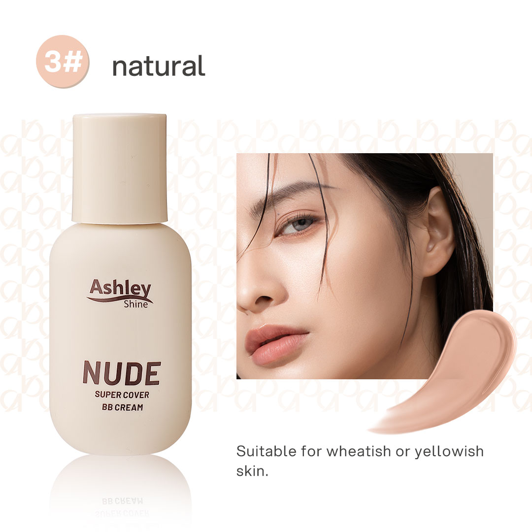 Ashley Shine Nude Super Cover BB Cream Buildable & Breathable Cream Blurs  Imperfections Long-lasting Cosmetics AS8154 | Lazada PH