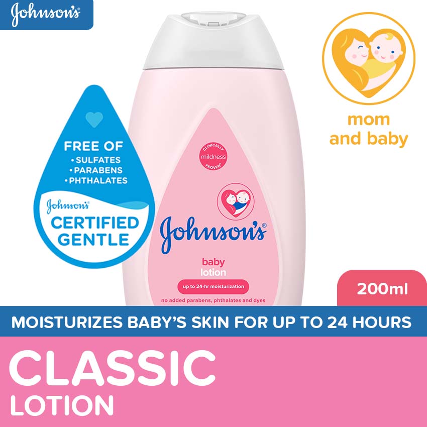 Johnson's Baby Lotion - 200ml, Gentle Care for Babies