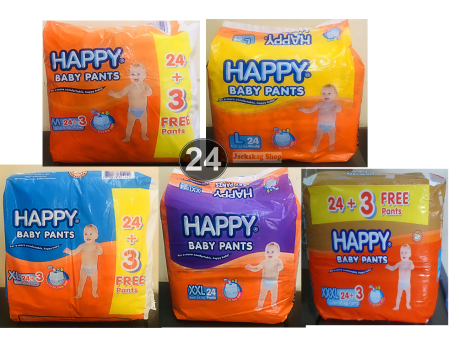 Happy Pants Baby Diapers Econo Pack - 27 pcs. Total