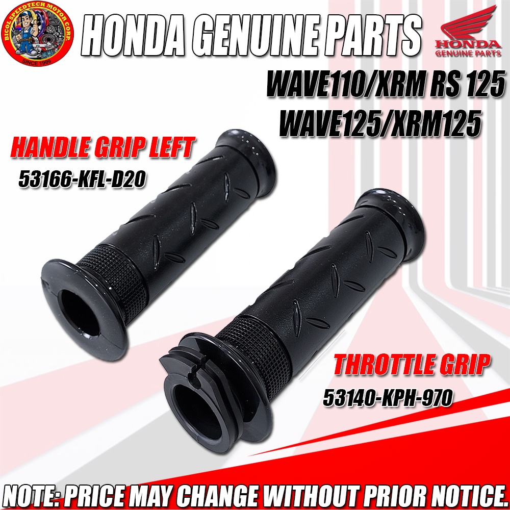 Honda Rs 125 Handle Grip Original Genuine Parts For Wave 110/Xrm