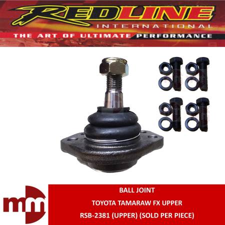 REDLINE Ball Joint for TOYOTA TAMARAW FX UPPER  RSB-2381