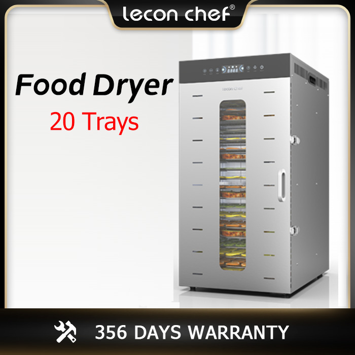 Leconchef 20 Tray Commercial Food Dehydrator - Large Capacity