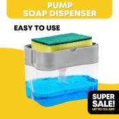 KITCHEN PARADISE Manual Soap Dispenser with Sponge Pump