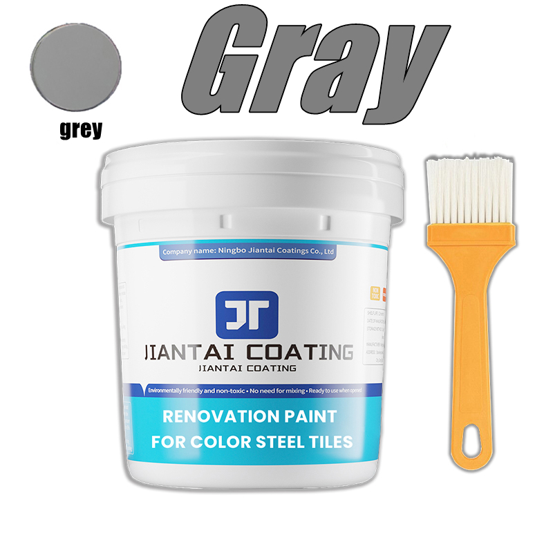 2 in 1 Metal Primer Paint Anti Rust Paint for metal Rust Remover 500g Anti Rust Primer Paint for rusty metal steel Stainless Steel Paint Metallic Rust Converter Remover Grey 100% Effective Anti Corrosion Derusting Paint for car motorcycle protection - Image 2
