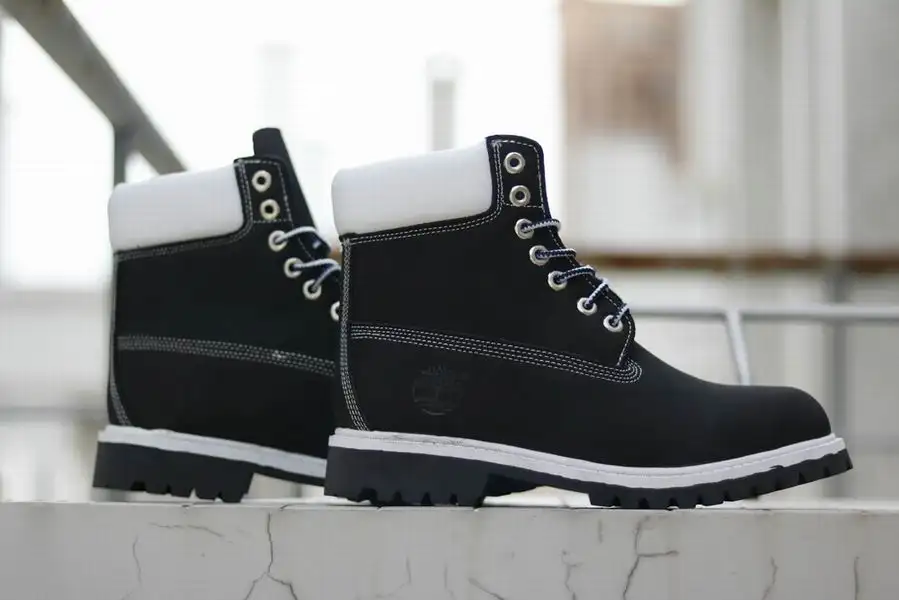 white leather timberland boots