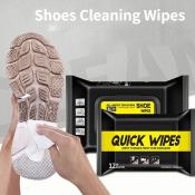 Premium White Sneaker Cleaning Wipes - Quick Dry Shoe Care