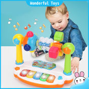 Wonderful Toys Musical Keyboard Piano Drum for Kids