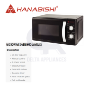 Hanabishi HMO 20MDLX3 Microwave Oven 20L