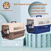 Pet Cat Dog Aviation Standard Travel Consignment Cage