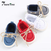 Thorn Tree Denim Baby Shoes - Soft Sole Prewalker Sneakers