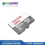 SanDisk Ultra Micro SDXC 64GB Class 10 UHS-I SDSQUNR