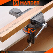 Harden 70mm Mini Bench Vice with Round Mounting Base