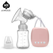 HomeAce Electric Breast Pump with Free Milk Bag - Portable & Comfortable