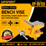 Upspirit Heavy Duty Bench Vise with 360 Degree Swivel