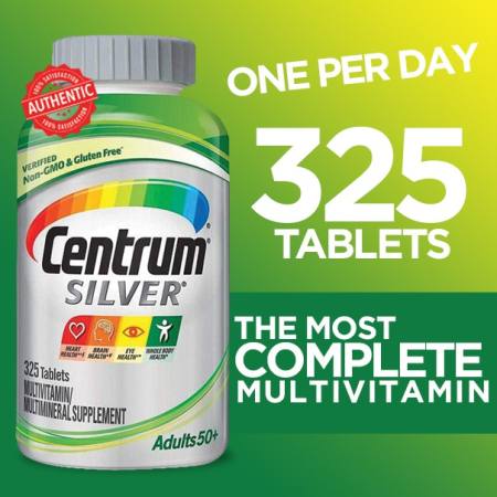 Centrum Silver Multivitamin - 325 Tablets