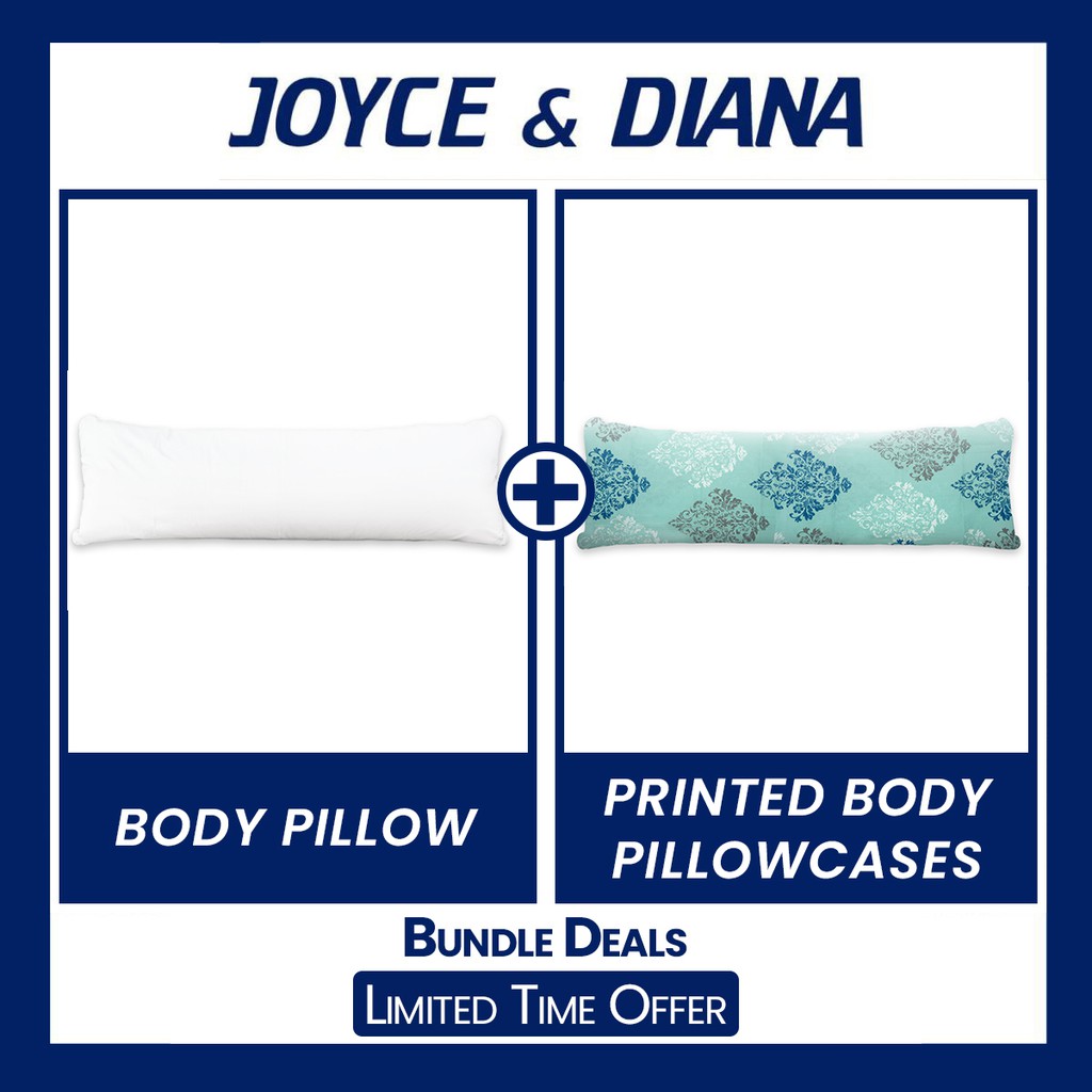 Joyce Diana 100 Cotton 500tc Body Pillow W 1pc Of Printed Body Pillowcases Lazada Ph