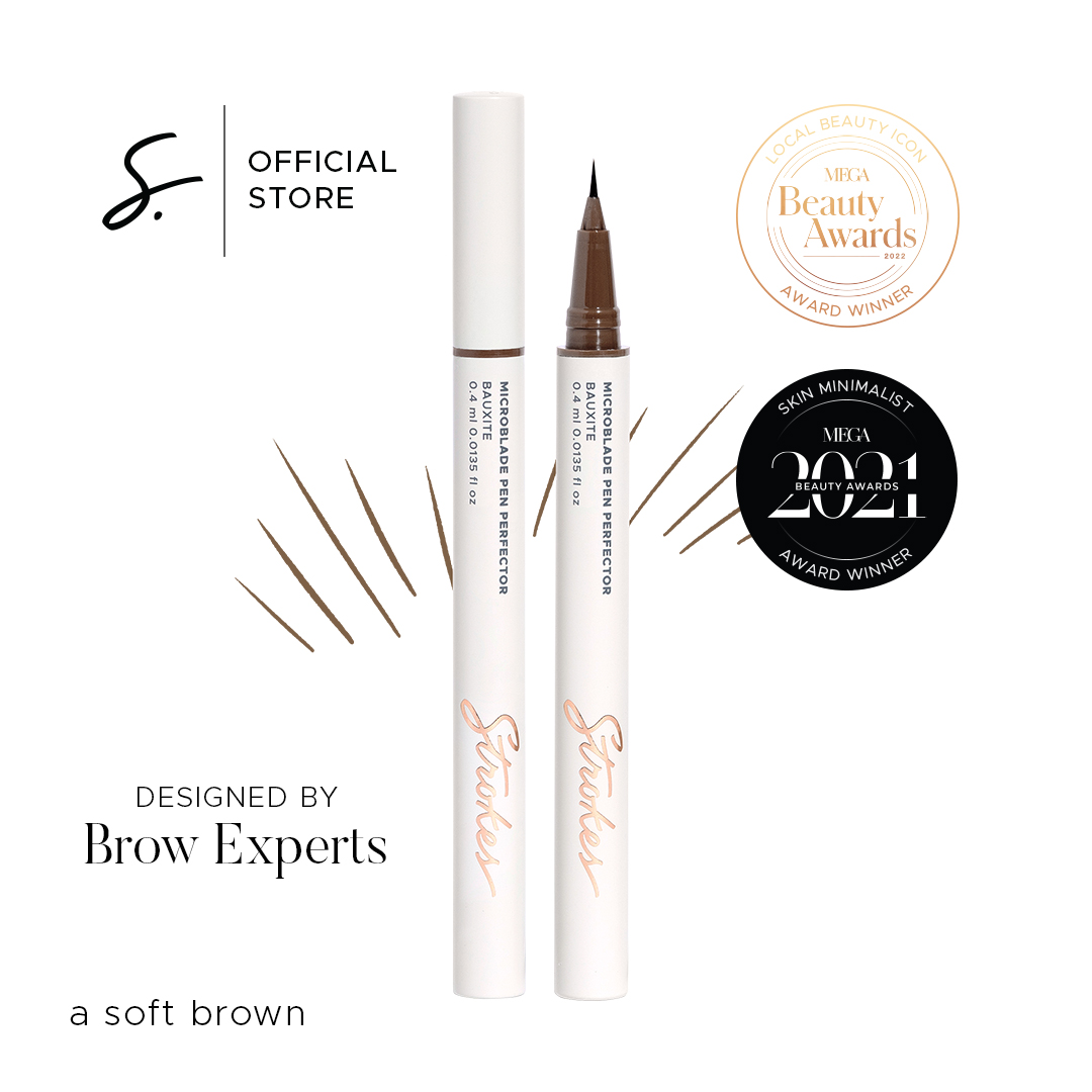 Discount on Strokes Beauty Lab  shoes - SKU: (Original Packaging) Strokes Microblade Pen Perfector In Bauxite [ Ultra-Fine Brow Detailing Pen Mic